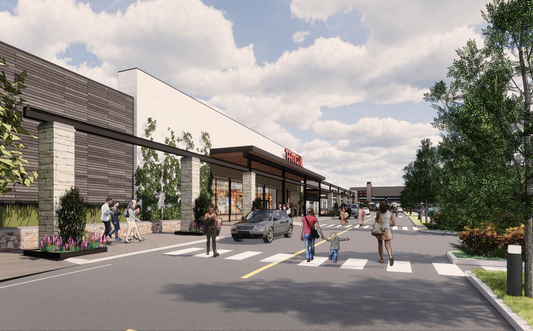 Lawrence Park Shopping Center | Broomall, PA | Project by BCT Design Group